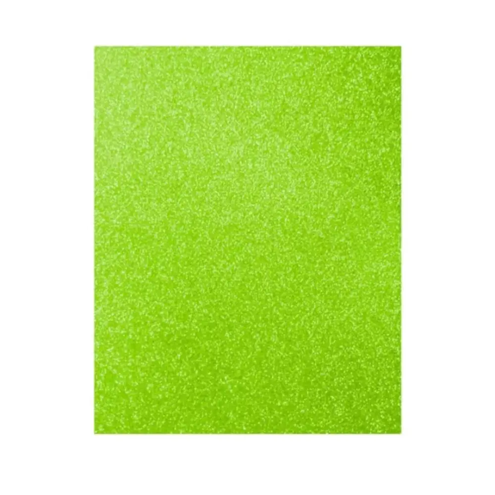 FOAMY DIAMANTADO JUMBO CARTA VERDE NEON C/10 PZAS