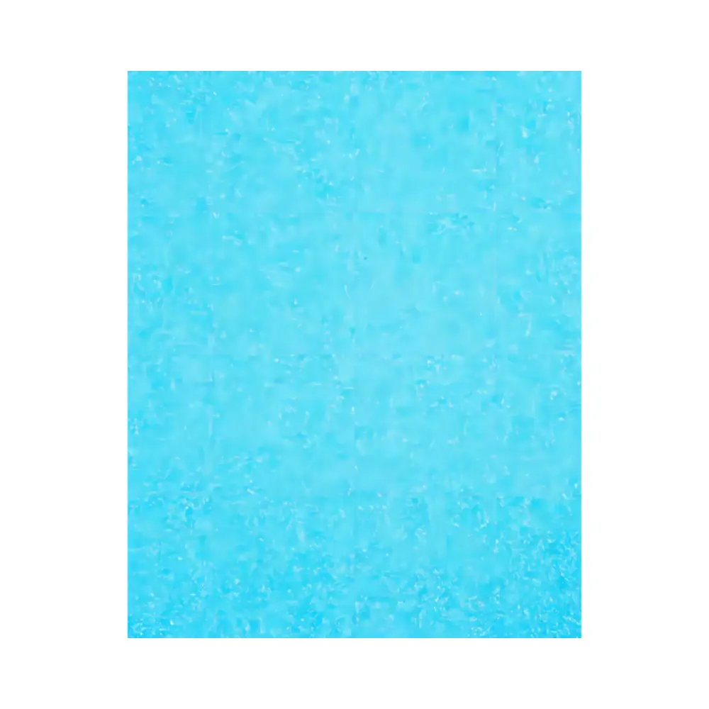 FOAMY DIAMANTADO JUMBO CARTA TURQUESA IRIS C/10 PZAS