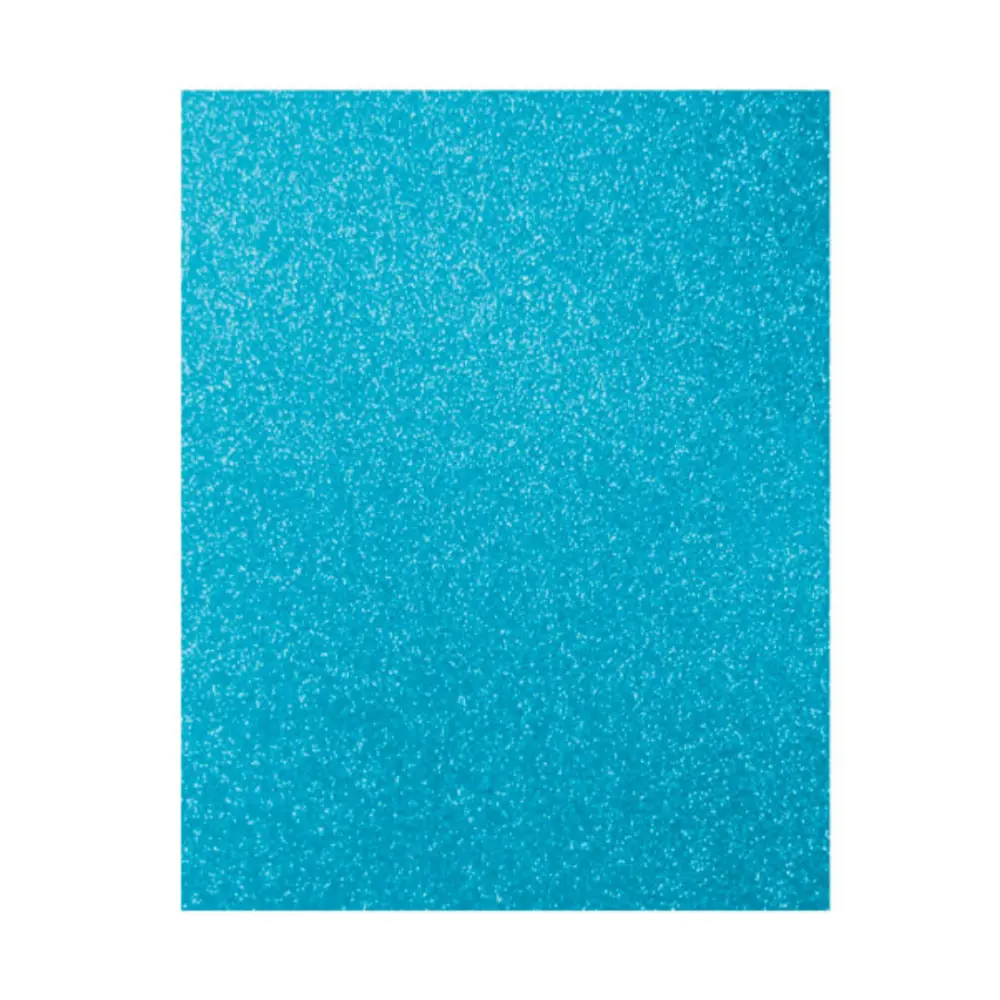 FOAMY DIAMANTADO JUMBO CARTA TURQUESA C/10 PZAS