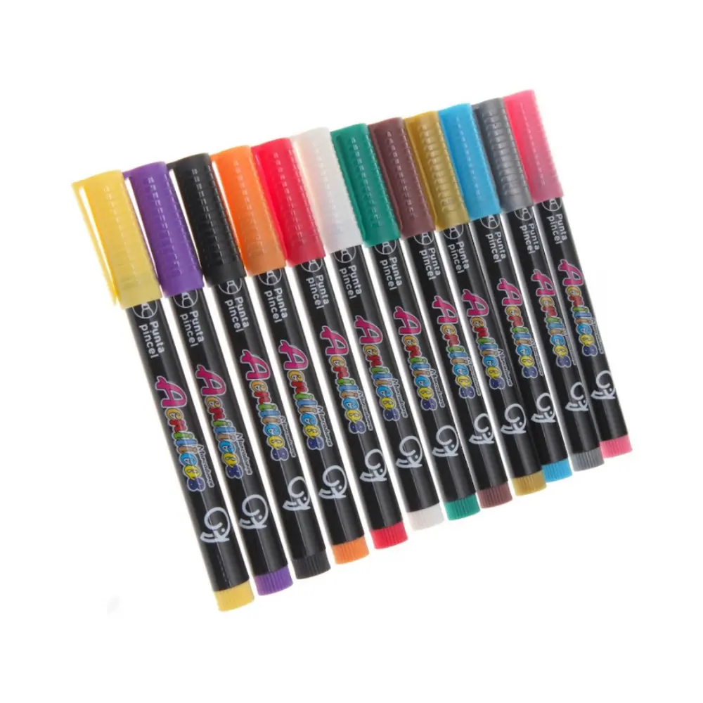 MARCADOR DE ACRILICO JUMBO PPMA1 CON 12 PZAS