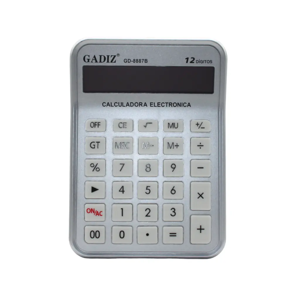 CALCULADORA GADIZ GD-8887B 12 DIGITOS