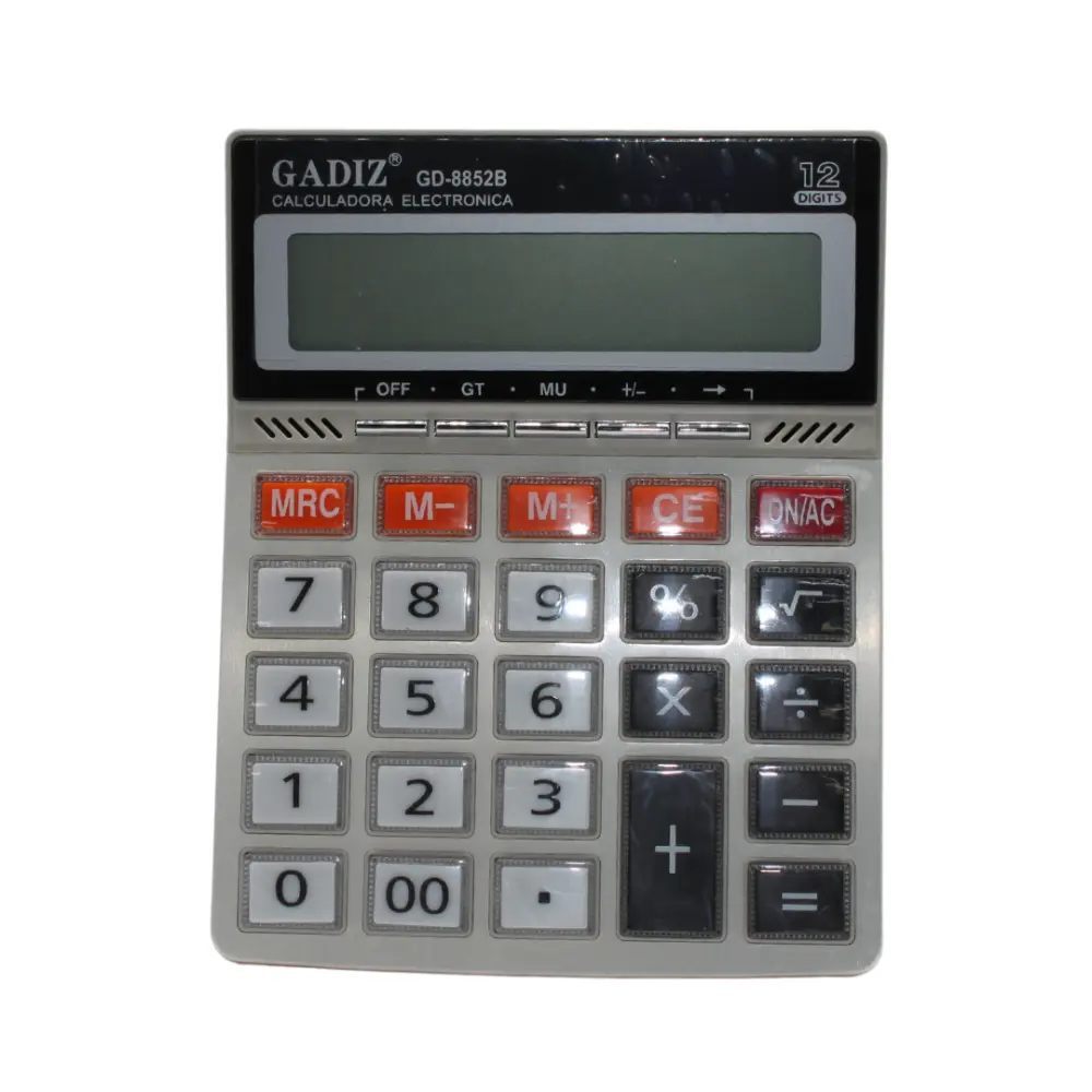 CALCULADORA GADIZ GD-8852B 12 DIGITOS
