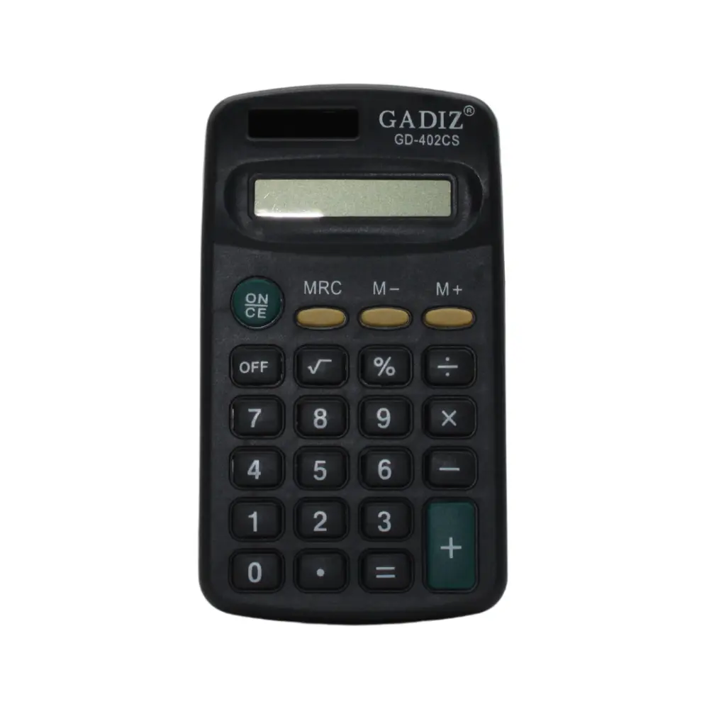 CALCULADORA GADIZ MOD.GD-402CS 8 DIGITOS