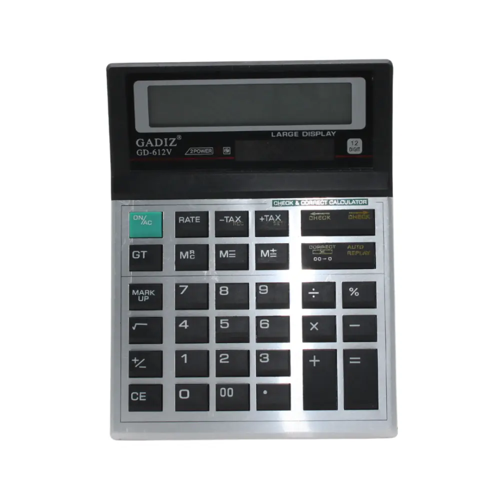 CALCULADORA GADIZ GD-612V 12 DIGITOS