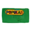 PLASTILINA POPULAR 200 GRS VERDE BRILLANTE