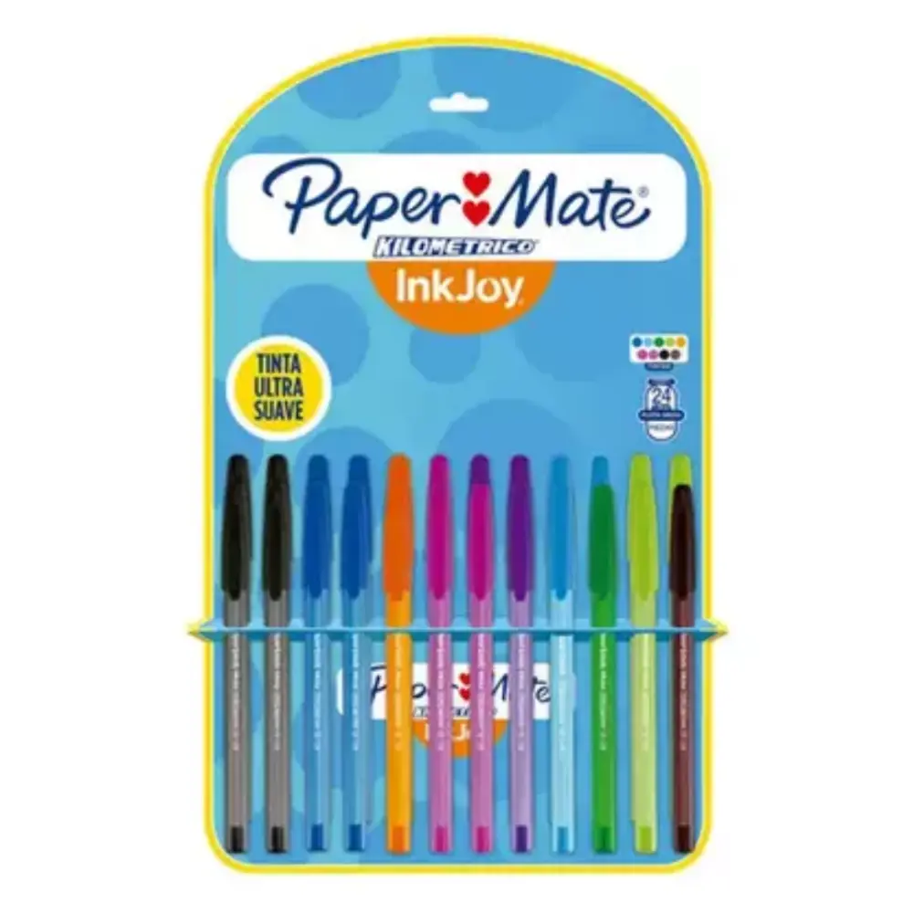 BOLIGRAFO KILOMETRICO BLISTER C/24 SURTIDO