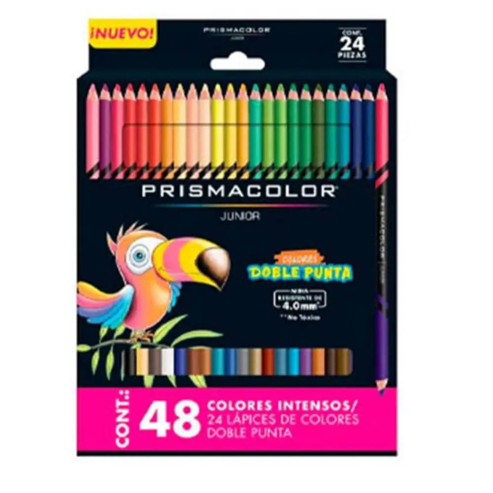 COLORES PRISMACOLOR JUNIOR DOBLE PUNTA 24X48