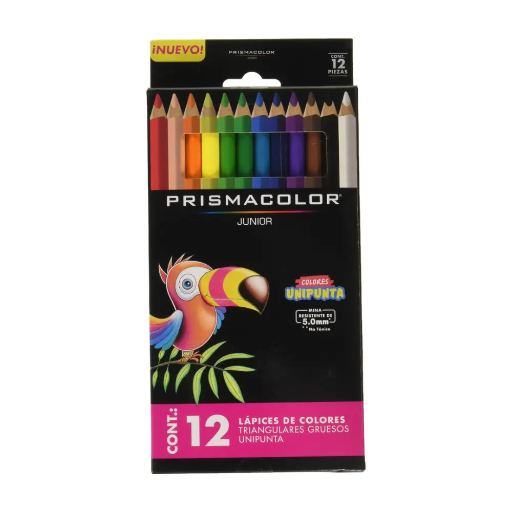 COLORES PRISMACOLOR JUNIOR JUMBO TRIANG. C/12