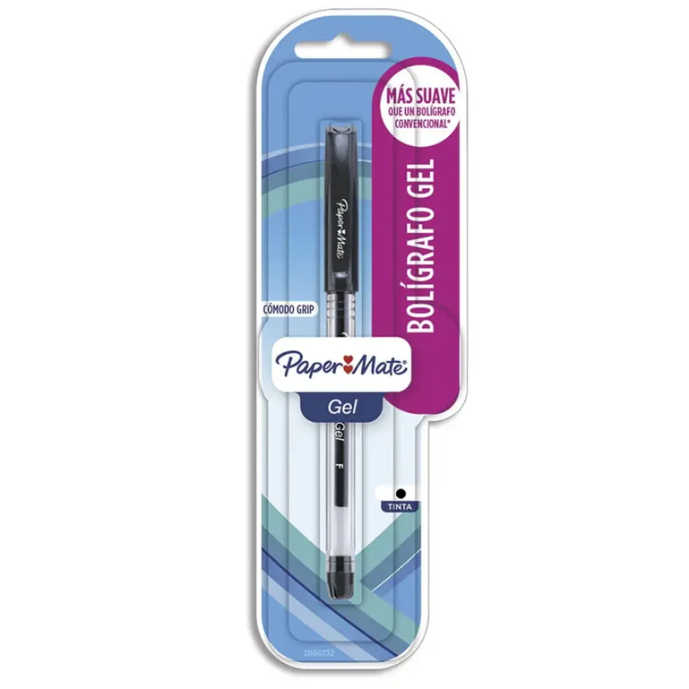 BOLIGRAFO GEL PAPER MATE NEGRO