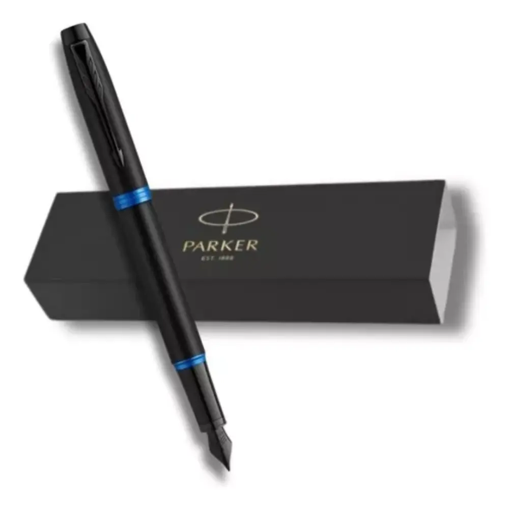 PLUMA FUENTE PARKER IM VIBRANT RINGS 2172858 NEGRO/AZUL