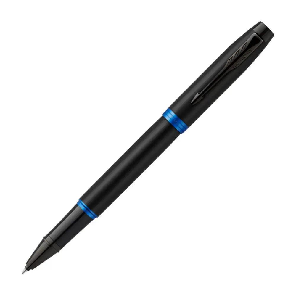 BOLIGRAFO ROLLER PARKER IM VIBRANT RINGS  NEGRO/AZUL