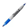 MARCADOR SHARPIE TWIN TIP DOBLE PUNTA AZUL - Imagen 2