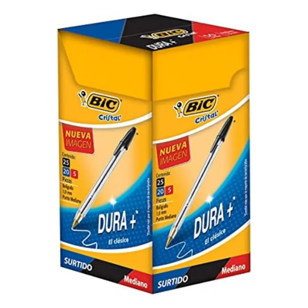 BOLIGRAFO BIC 862756 DURA MAS P/M SURTIDO CAJA C/50 PZAS.