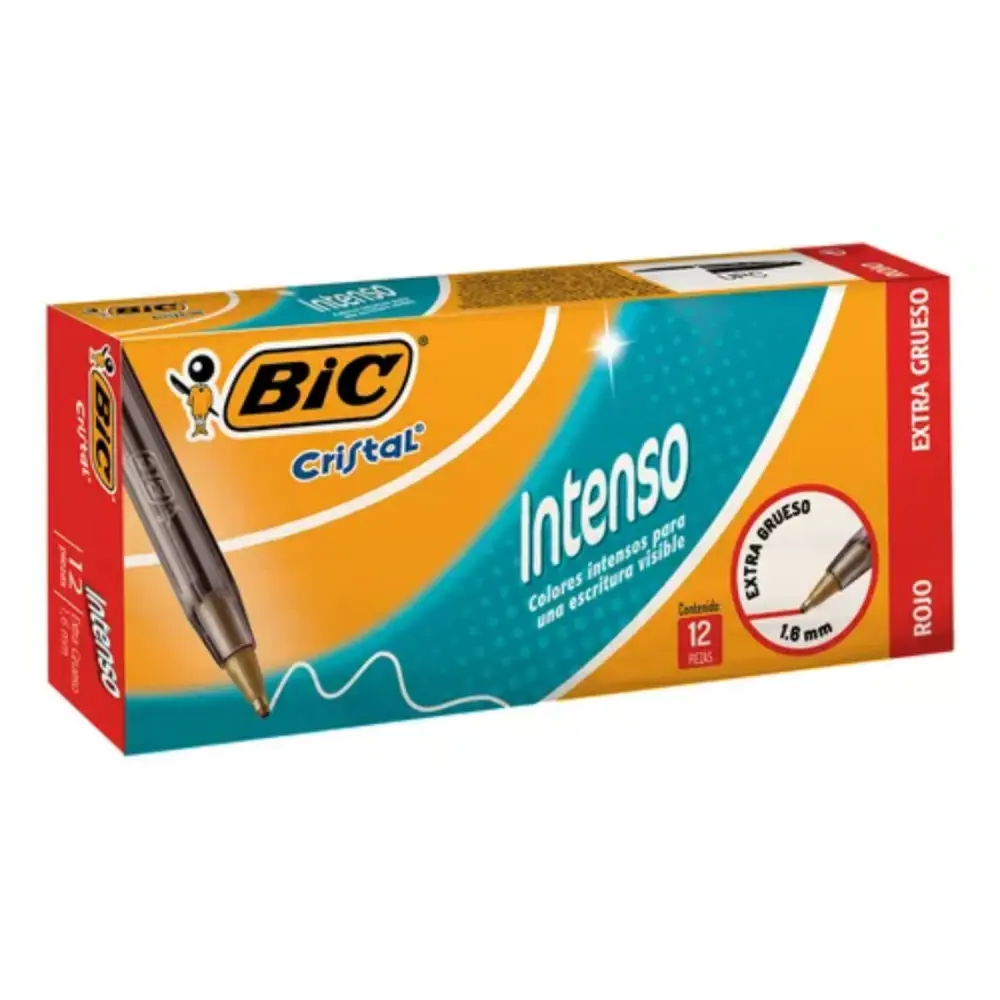BOLIGRAFO BIC 924471 INTENSO 1.6 ROJO