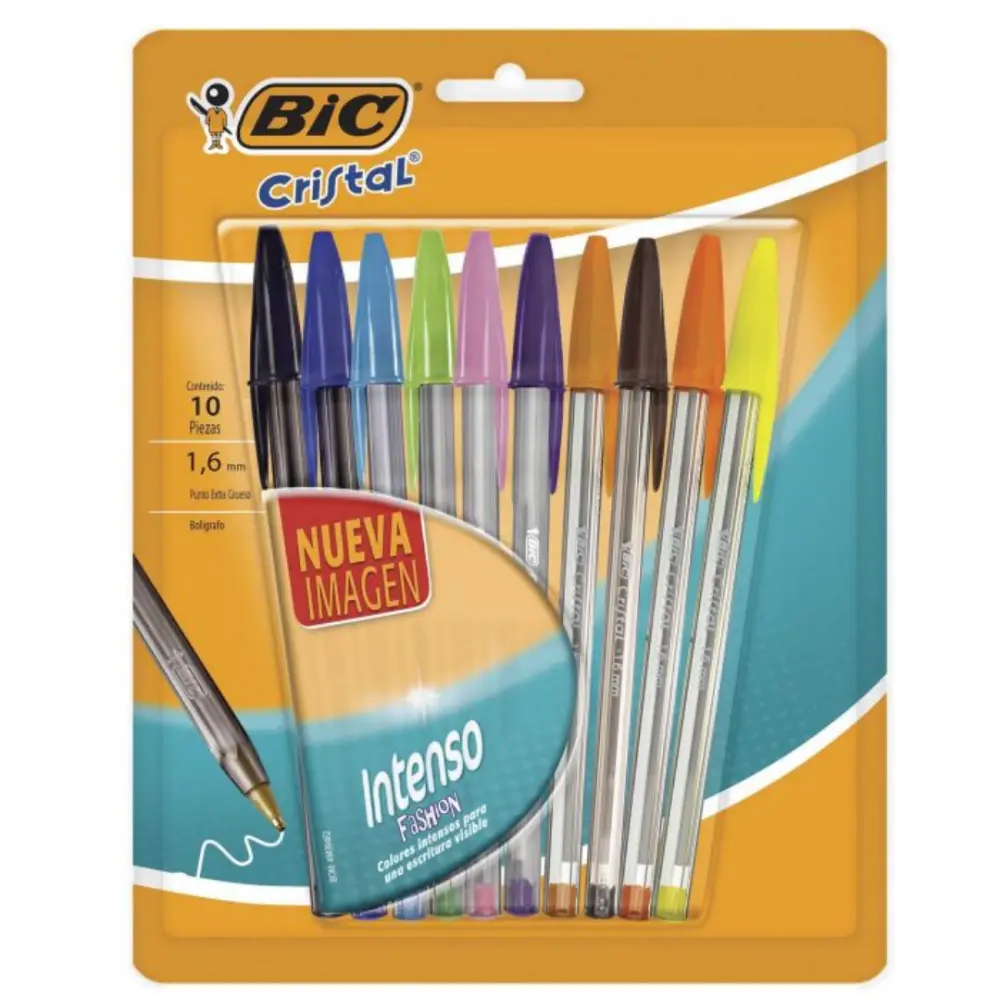 BOLIGRAFO BIC 963516 INTENSO 1.6 PTE. C/10 PZAS.
