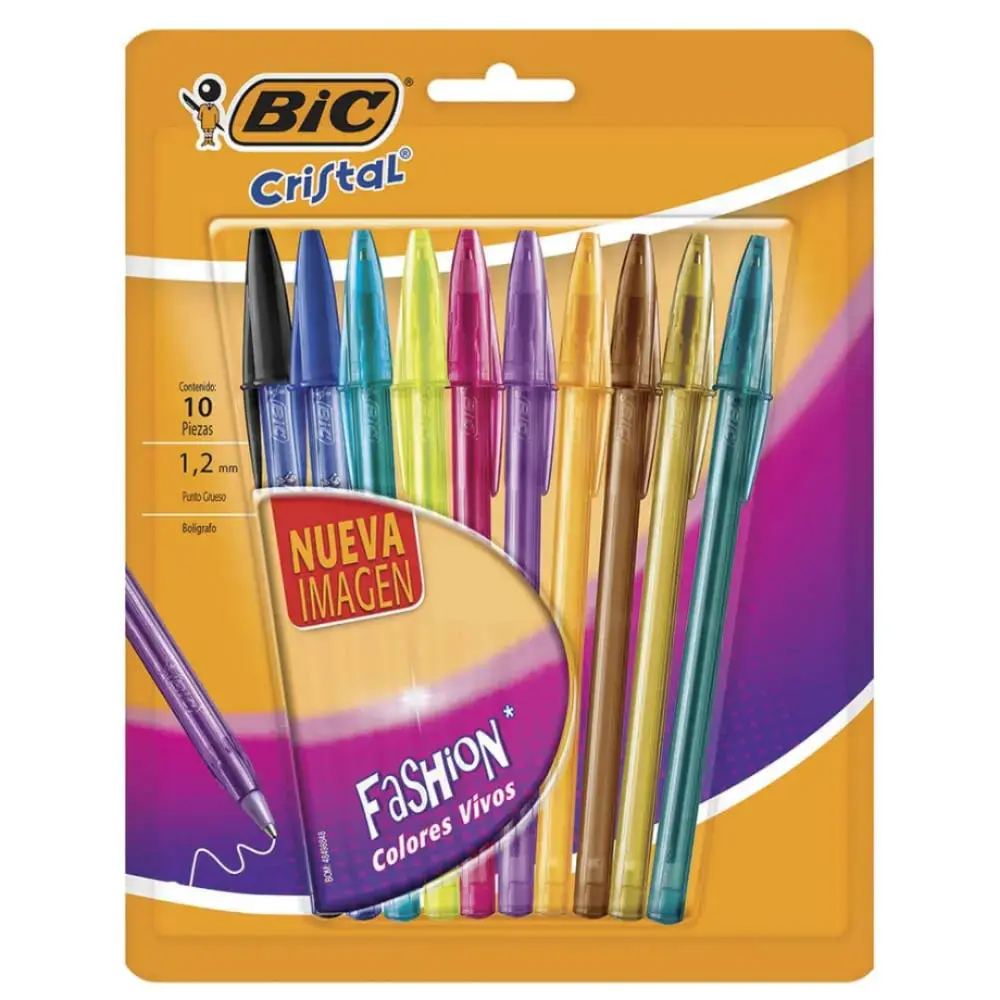BOLIGRAFO BIC 963513 SHIMMER PTE C/10 PZAS.