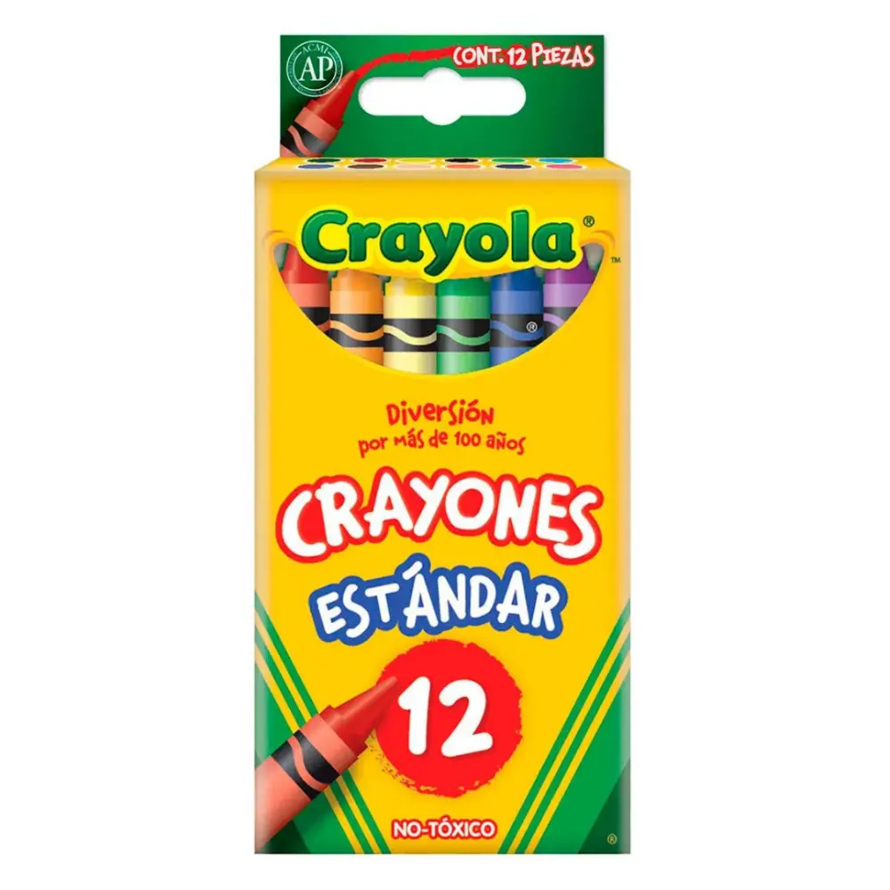 CRAYONES CRAYOLA CON 12 COLORES