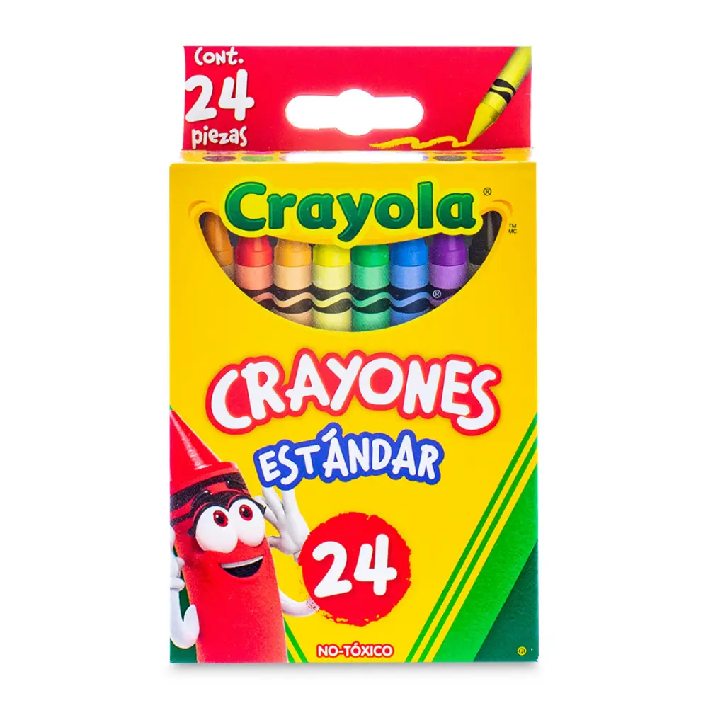 CRAYONES CRAYOLA CON 24 COLORES