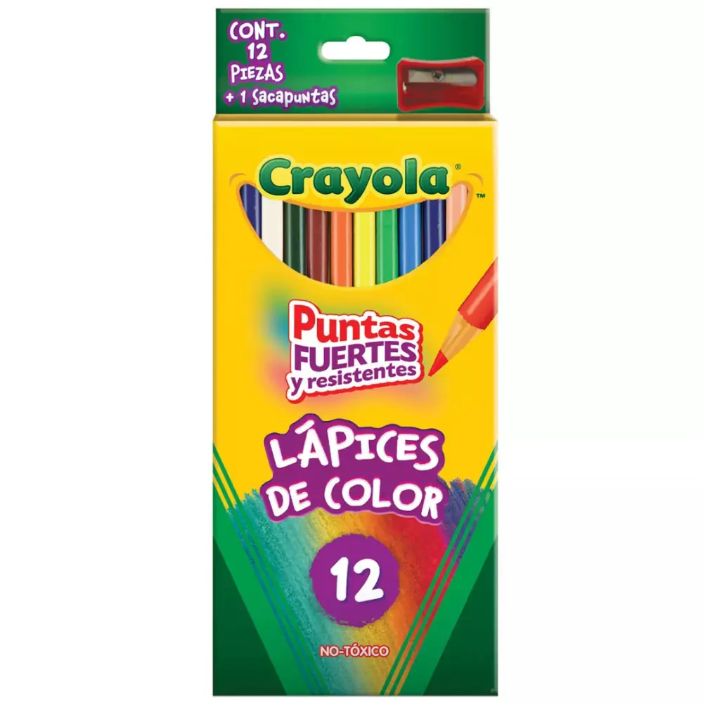 COLORES CRAYOLA C/12 COLORES LARGOS
