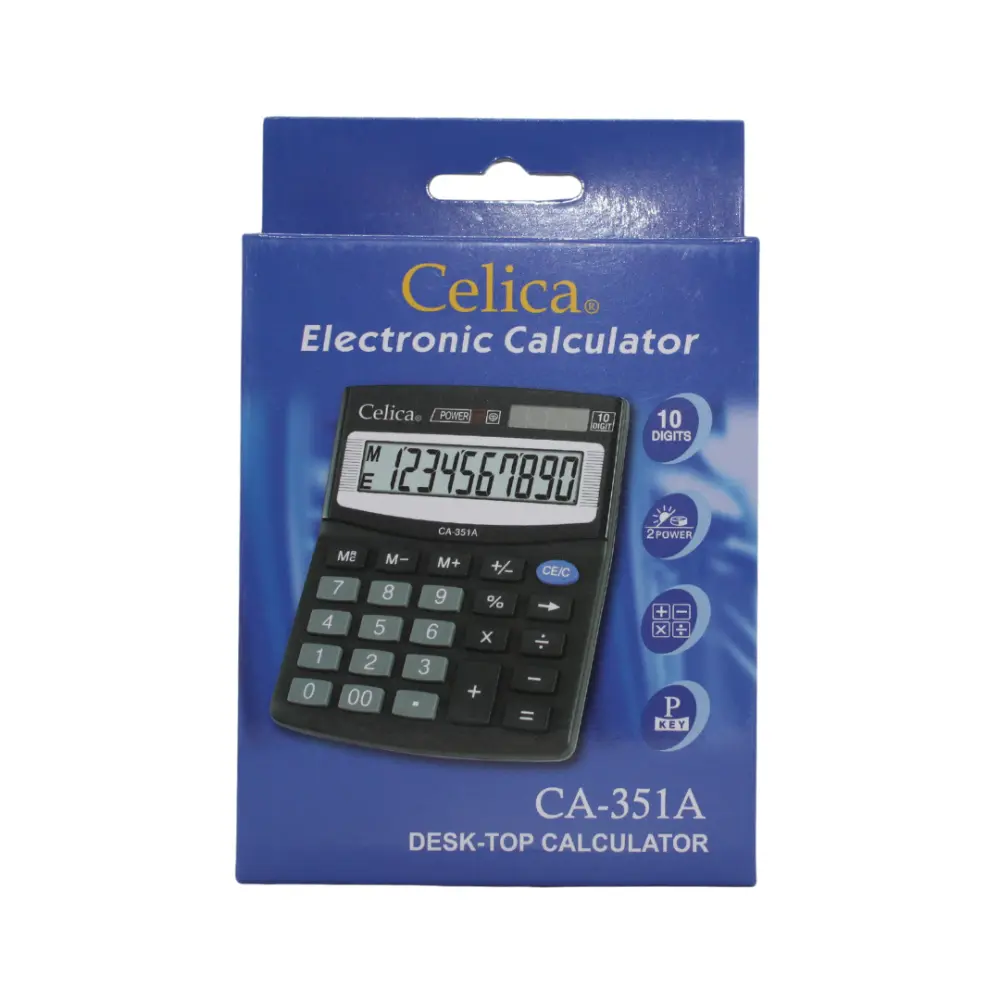 CALCULADORA CELICA MOD.CA-351A 10 DIGITOS