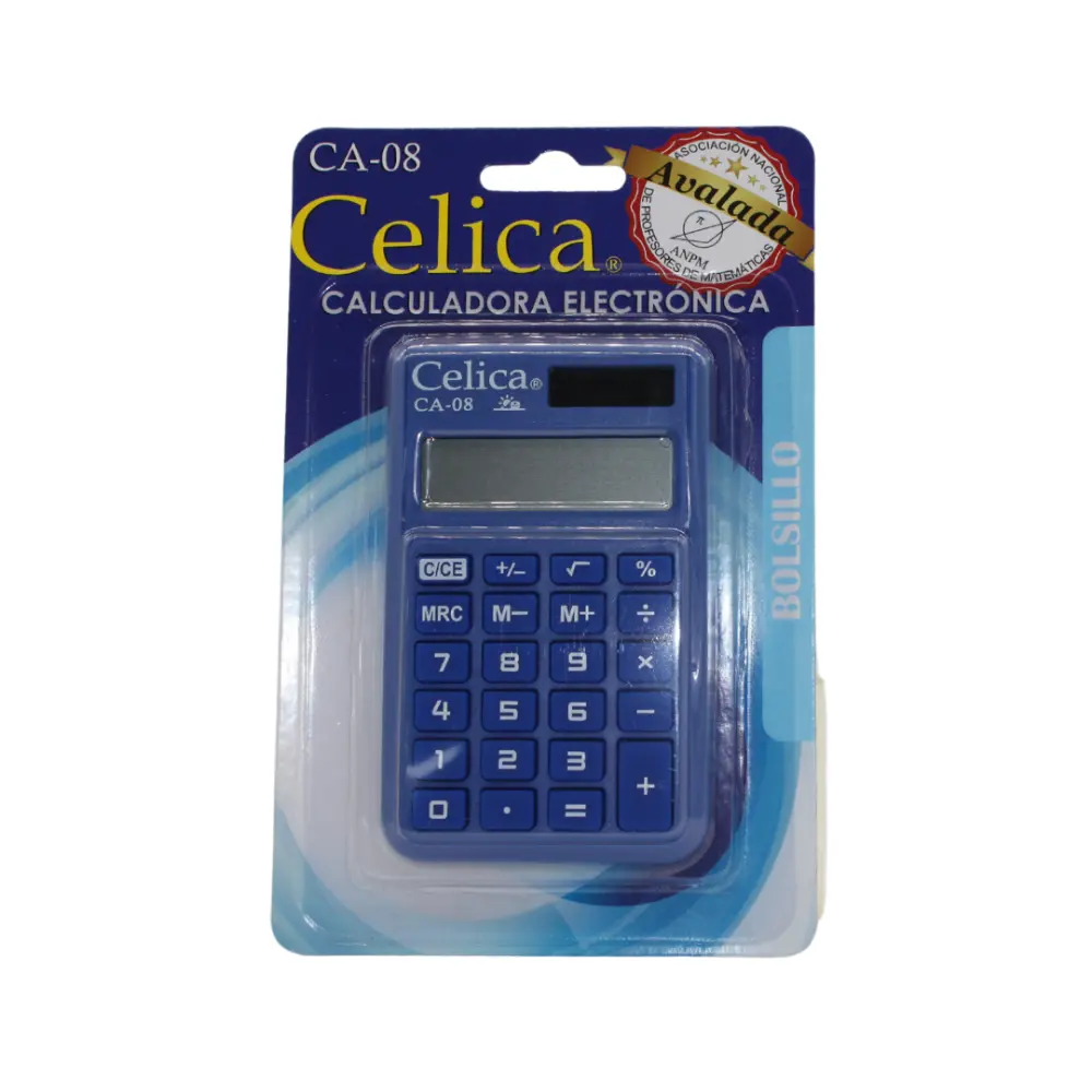 CALCULADORA CELICA MOD.CA-08 8 DIGITOS