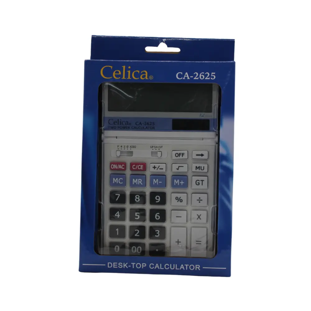 CALCULADORA CELICA MOD.CA-2625 12 DIGITOS