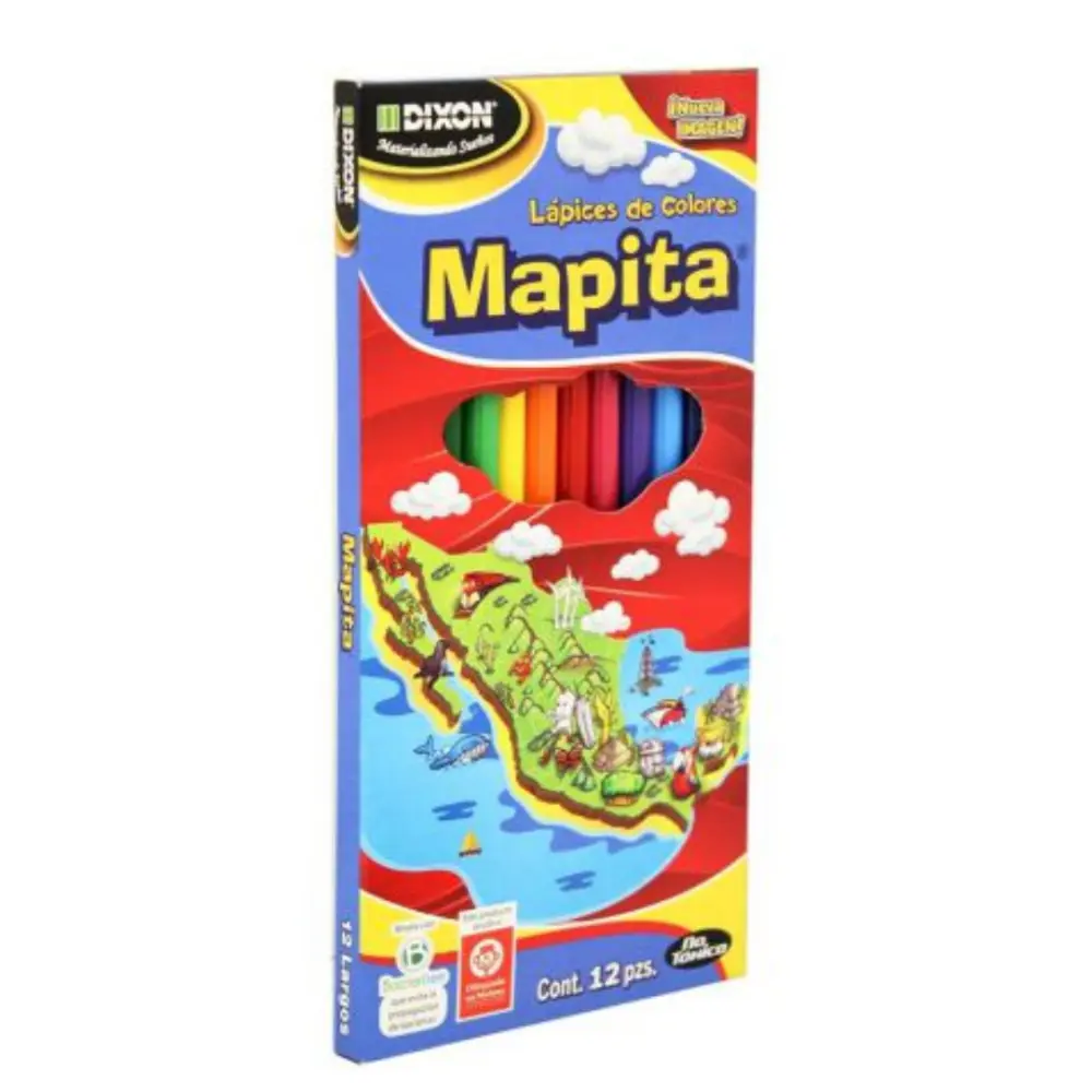 COLORES MAPITA C/12 LARGOS NO.341