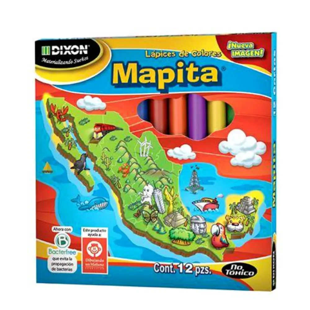 COLORES MAPITA C/24 LARGOS NO.442