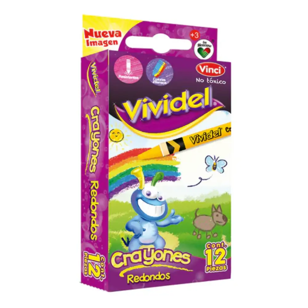 CRAYONES VIVIDEL CON 12 NO.57530