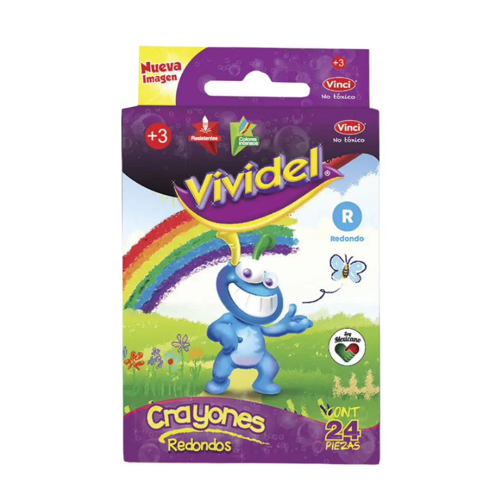 CRAYONES VIVIDEL CON 24 NO.57630