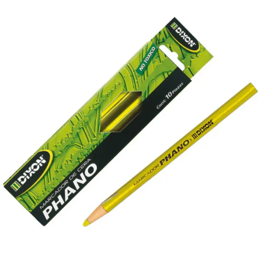 MARCADOR DE CERA 73 PHANO AMARILLO
