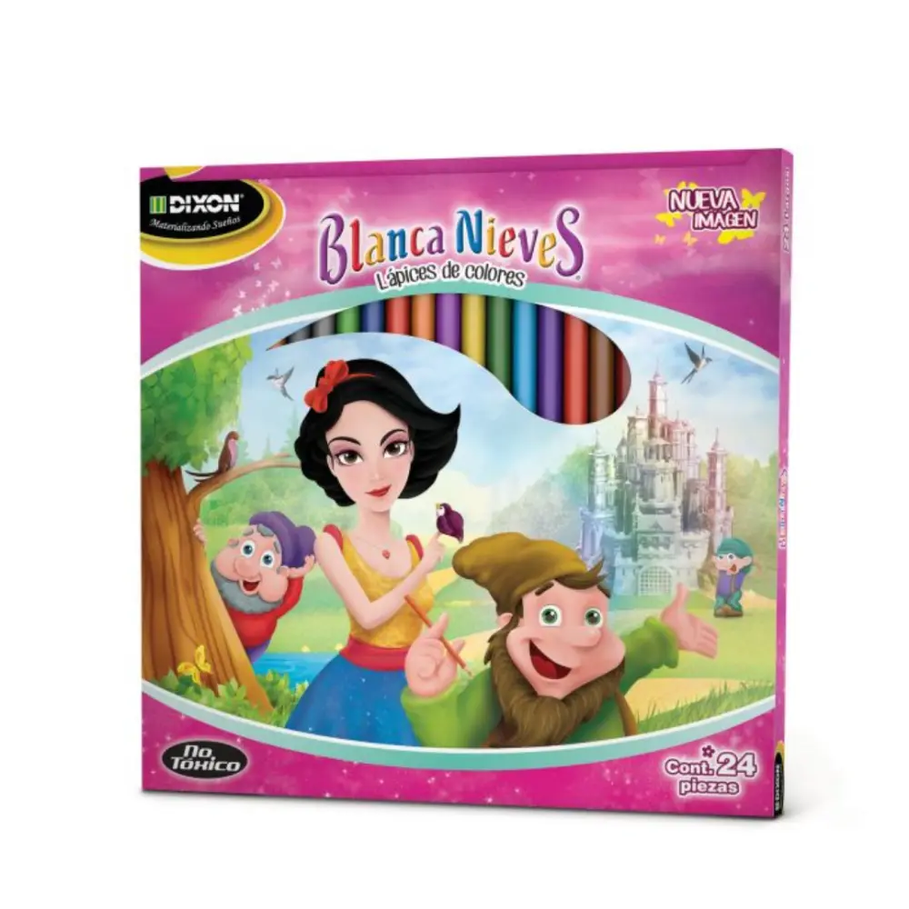 COLORES BLANCA NIEVES C/24 LARGOS