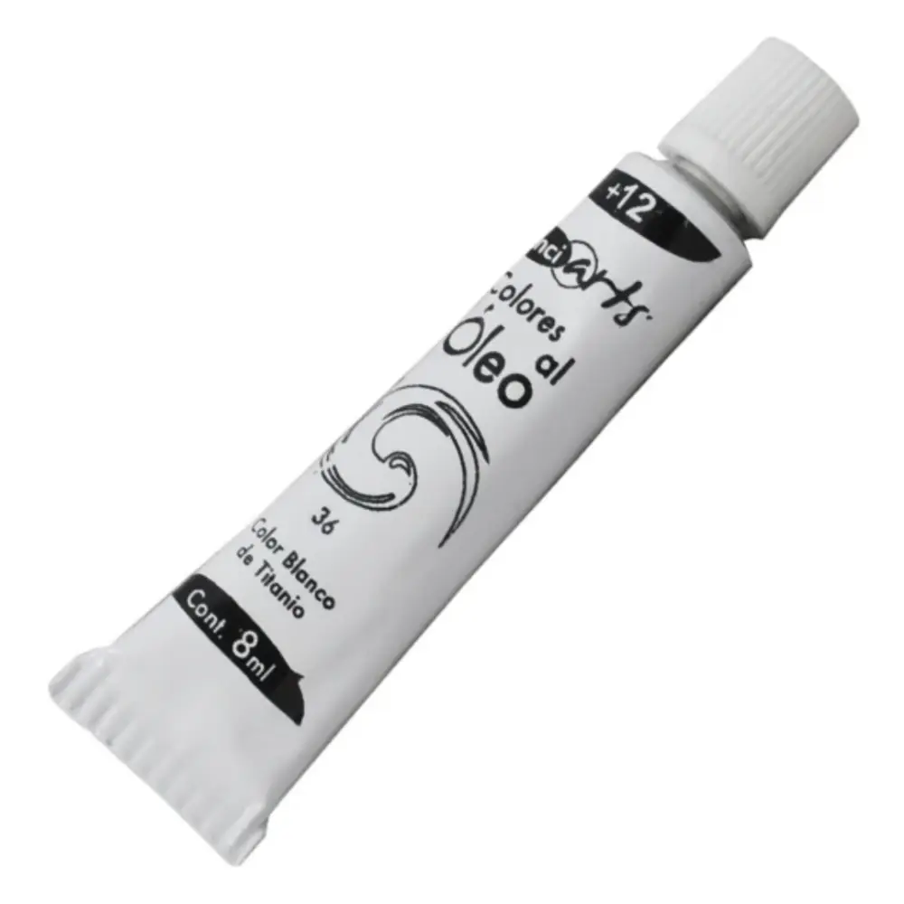 PINTURA VINCI OLEO 8CC #36 BLANCO TITANIO