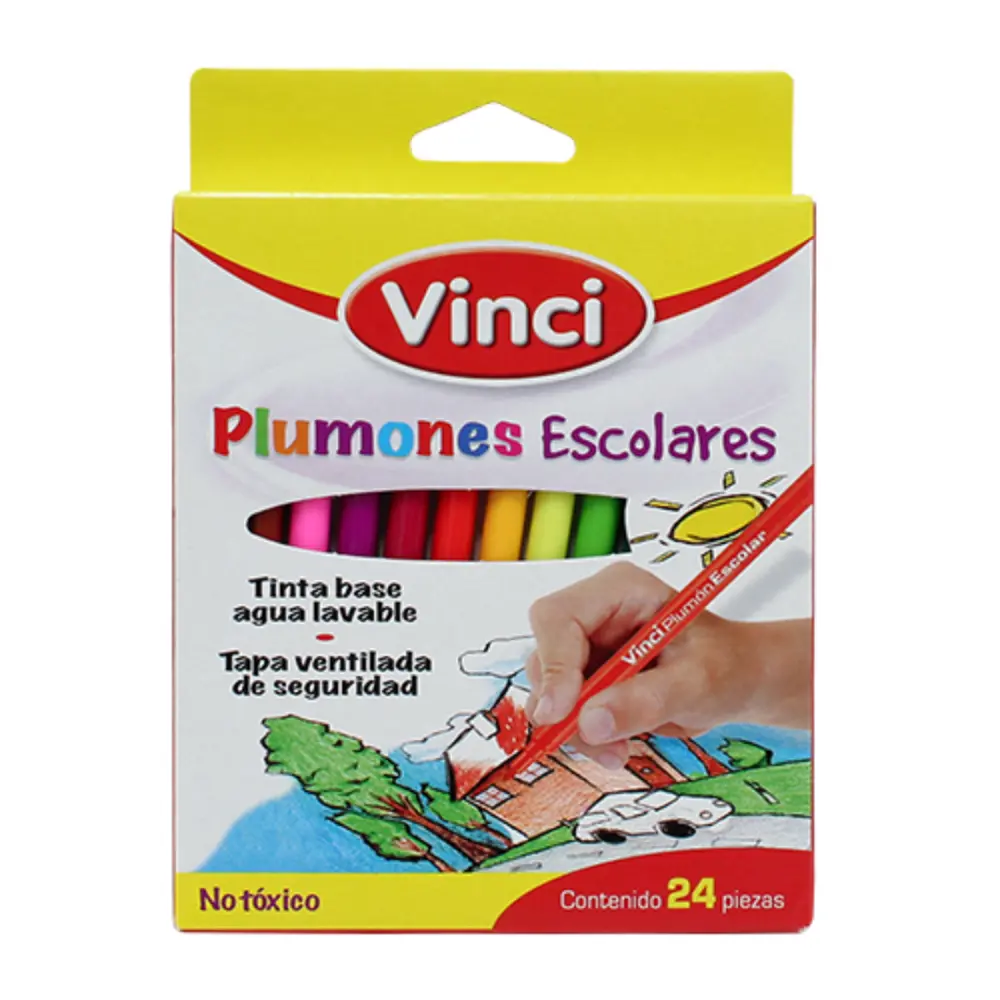 MARCADOR VINCI ESCOLAR PTE. C/24  PZAS.