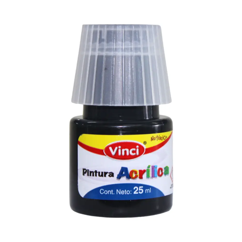 PINTURA VINCI ACRILICA 080 NEGRO
