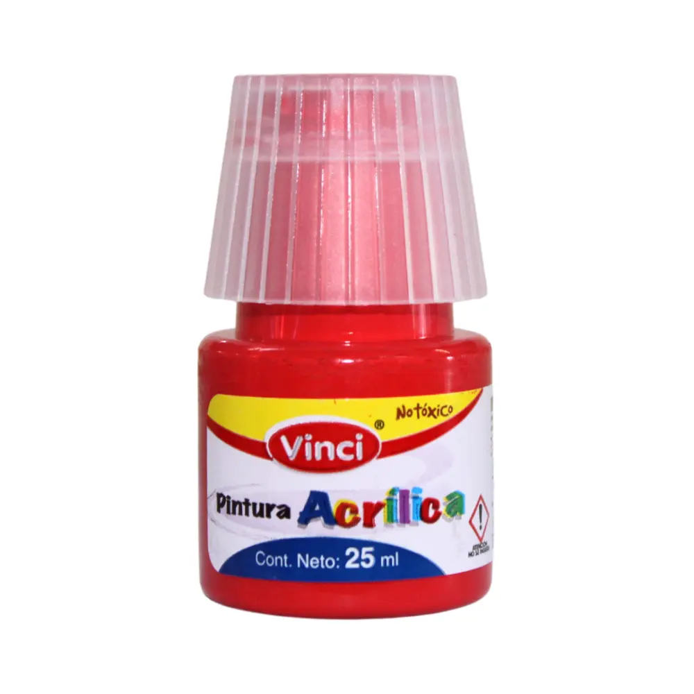 PINTURA VINCI ACRILICA 092 ROJO