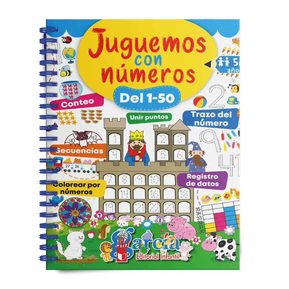 LIBRO DE ACTIVIDADES GARCIA JUGUEMOS C/NUMEROS 1 AL 50