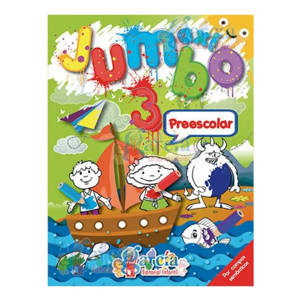 LIBRO P/COLOREAR GARCIA MAXI JUMBO 3