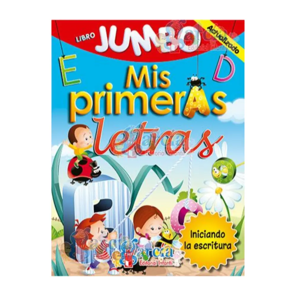 LIBRO P/COLOREAR JUMBO MIS PRIMERAS LETRAS