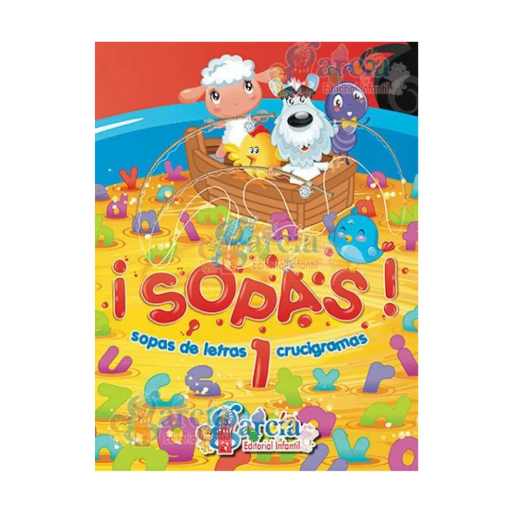 LIBRO P/COLOREAR GARCIA SOPA DE LETRAS 1