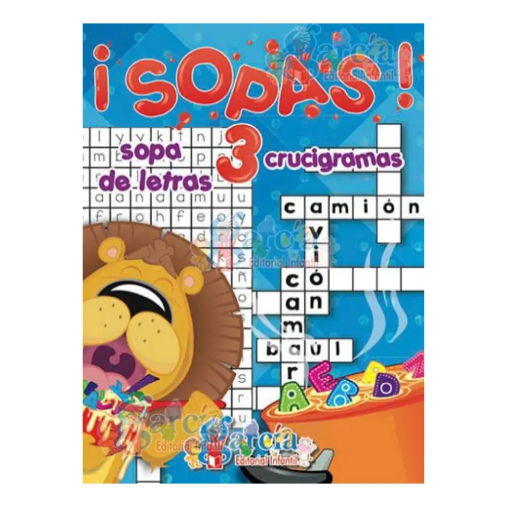 LIBRO P/COLOREAR GARCIA SOPA DE LETRAS 3