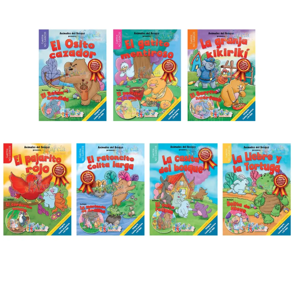 LIBRO P/LECTURA ANIMALES DEL BOSQUE
