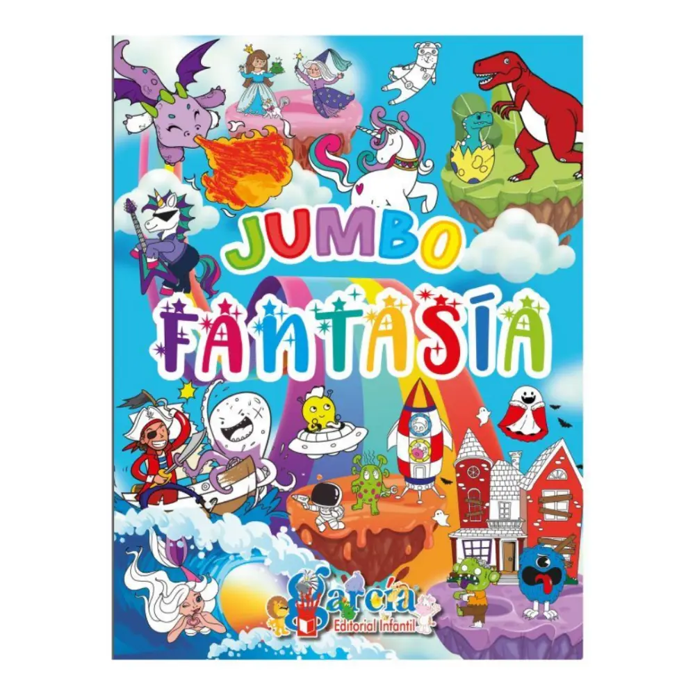 LIBRO P/COLOREAR GARCIA JUMBO FANTASIA