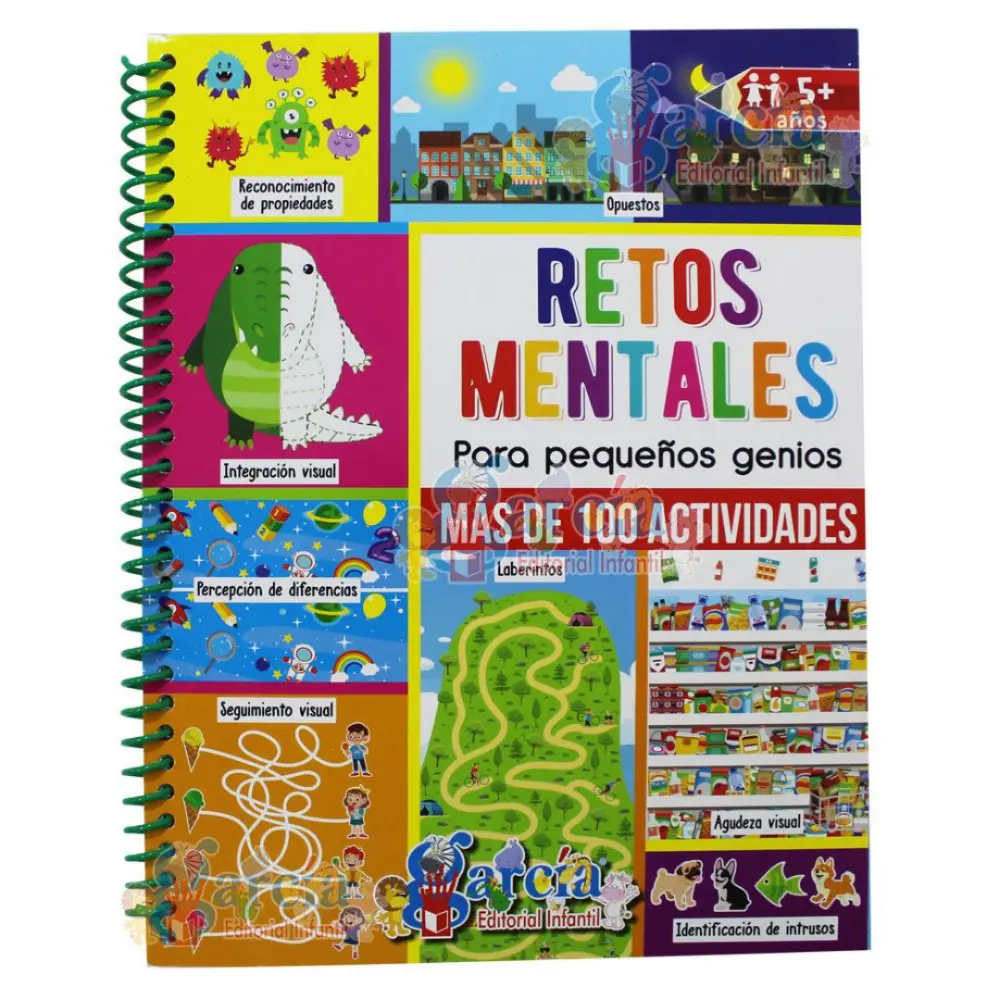 LIBRO DE ACTIVIDADES RETOS MENTALES GARCIA