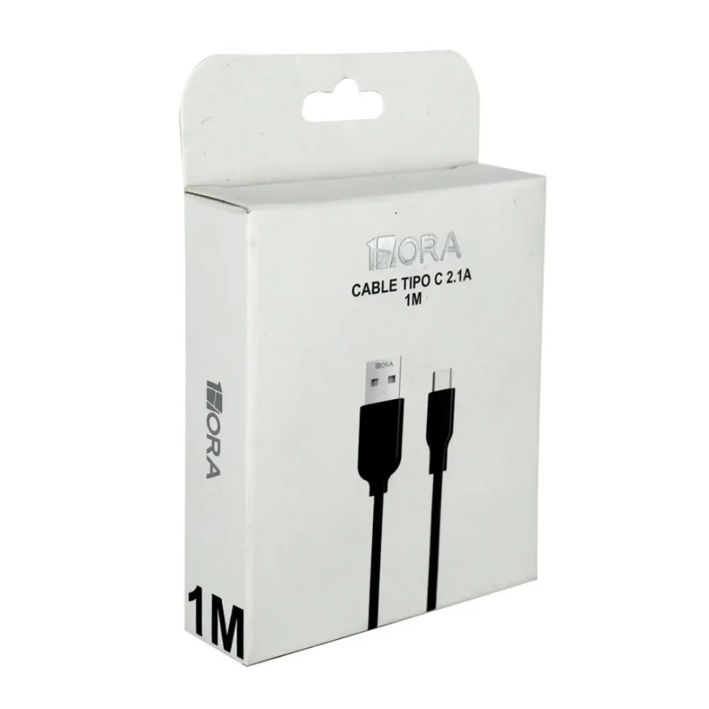 CABLE USB TIPO C 1 HORA DE 1 METRO MOD.CAB237