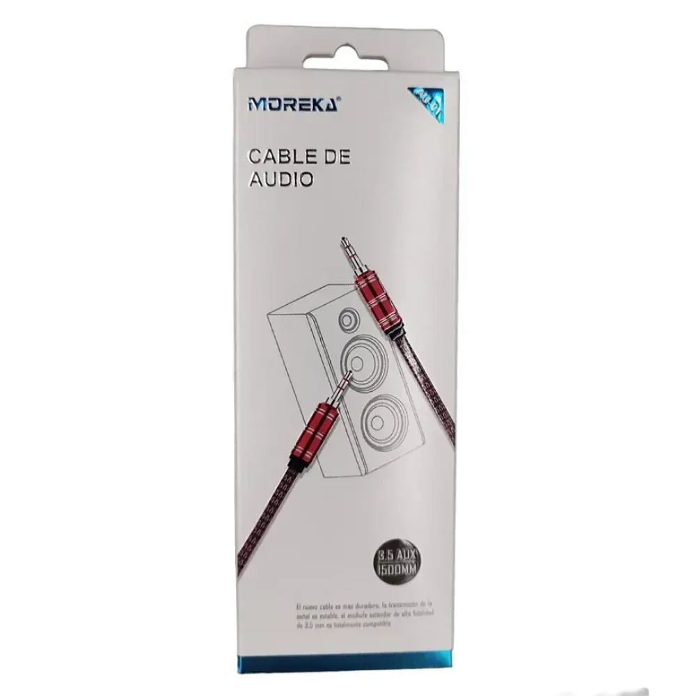 CABLE AUXILIAR 3.5 MOREKA DE 1.5 METROS MOD.AU03