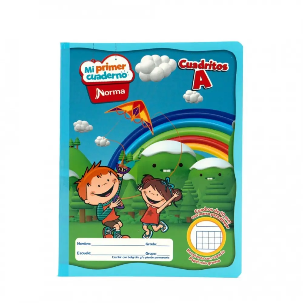 MI PRIMER CUADERNO NORMA CUADRITOS A