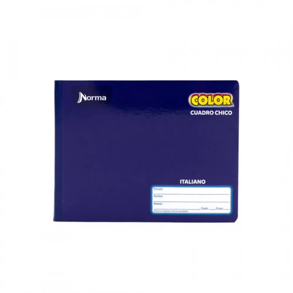 CUADERNO NORMA COSIDO F. ITALIANA 100 H. C 5 MM.