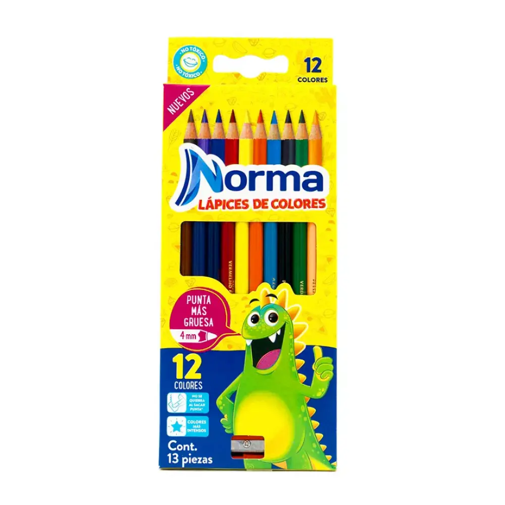 COLORES NORMA C/12 PZAS.
