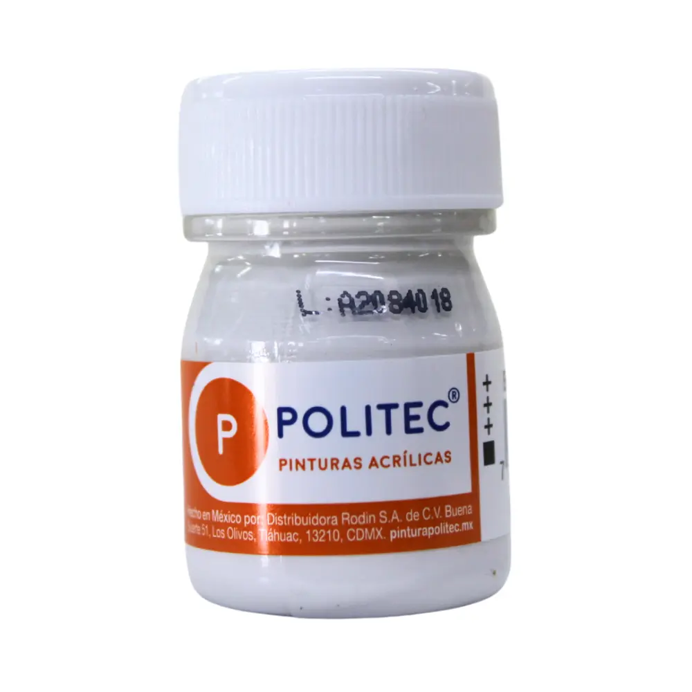 PINTURA POLITEC 301 BLANCO 20 ML.
